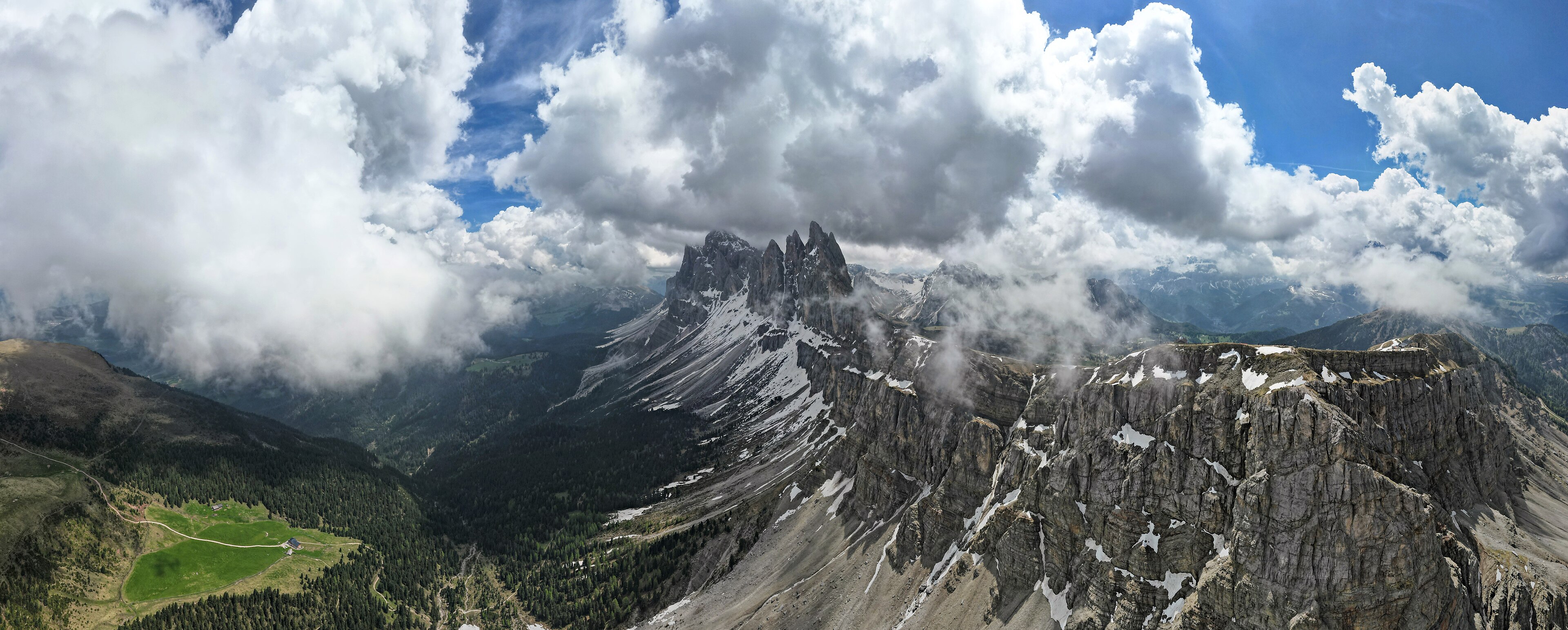 Dolomites near Seceda